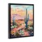 Stupell Industries Soft Canyon Sunset Cacti Floater Framed Canvas Wall Art Design by LSR Design Studio